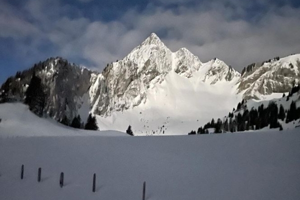 Schneeschuwanderung Vollmond