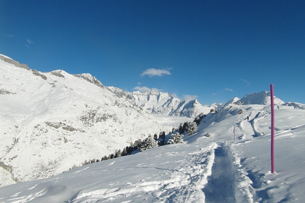 Riederalp, fraîchement enneigée