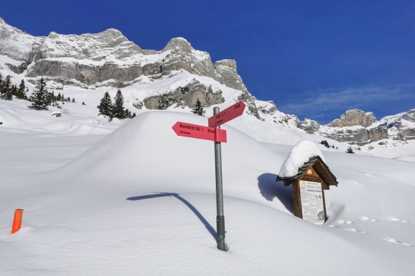 La vallée d’Engelberg en hiver