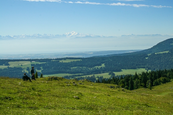 Vom Lac de Joux auf die Dent de Vaulion