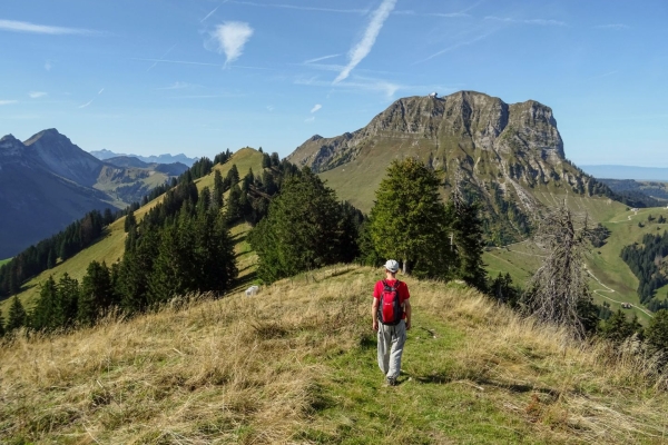 Wanderung auf die Vudalla im Naturpark Gruyère Pays-d’Enhaut