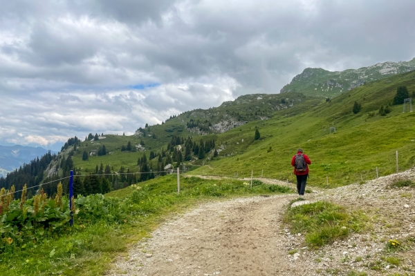 Sur le chemin d’altitude du Prättigau au Jägglisch Hora