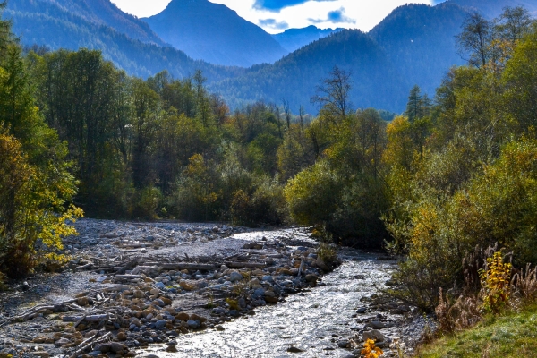 Escursione fluviale lungo il Rom GR