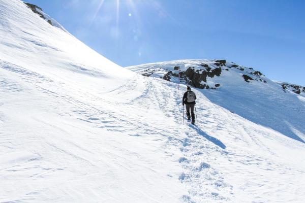 En raquettes dans le Val d’Anniviers