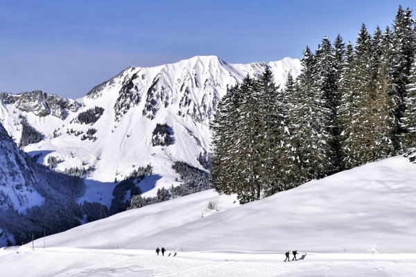 La vallée d’Engelberg en hiver
