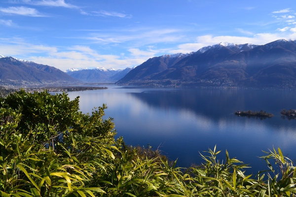 Sonne tanken am Lago Maggiore