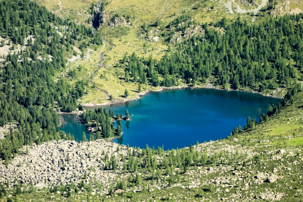 Seenwanderung im Val da Camp