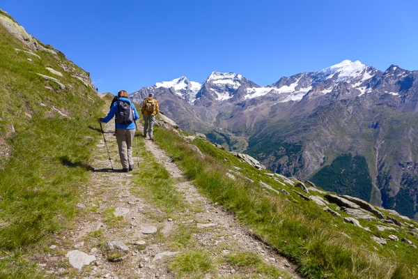 Berauschende Aussichten bei Saas-Fee