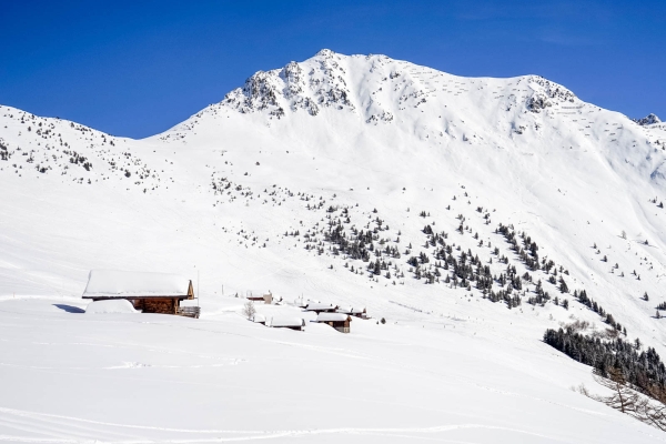 Randonnée hivernale avec vue panoramique