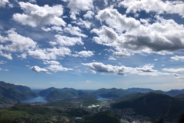 Il magnifico panorama dalla Moschera