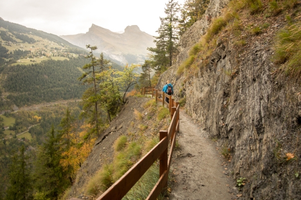 Suonenwanderweg Torrent-Neuf bei Savièse