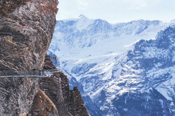 Im Reich des Winterwanderns am Faulhorn