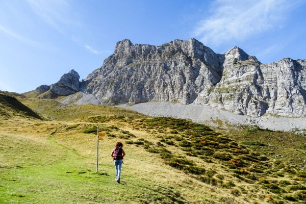 Wanderung zu den roten Quellen im Naturpark Diemtigtal