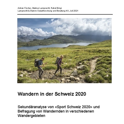 Étude «Randonnée en Suisse 2020»