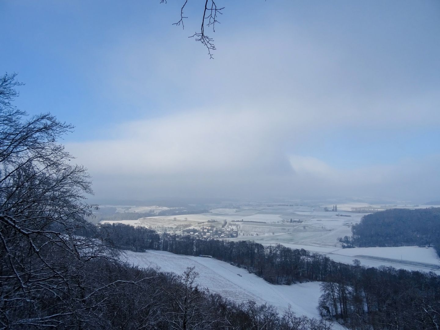 Vue en direction de l’Allemagne