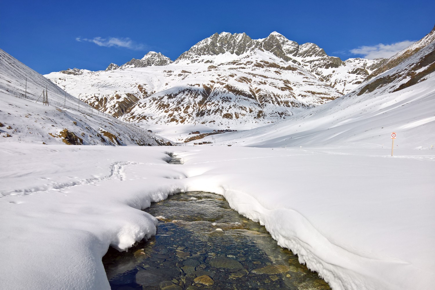 Il Bergalgabach in veste invernale.Foto: Andreas Staeger