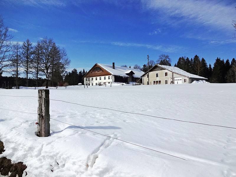 Des fermes typiquement neuchâteloises.
Photo: Miroslaw Halaba
