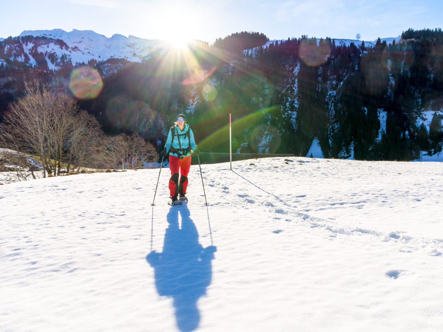 Ein magischer Moment: gerade geht die Sonne auf. Bilder: Franz Ulrich