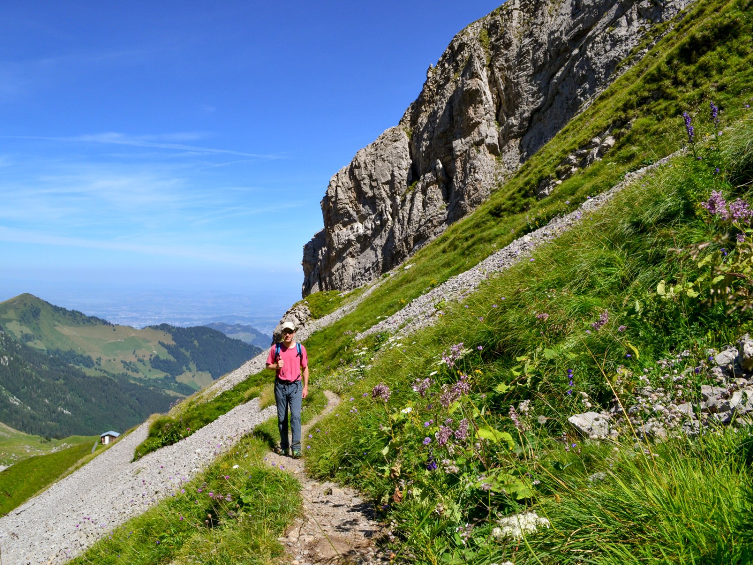 Montée au col Hinter Jochli. Photo: Sabine Joss