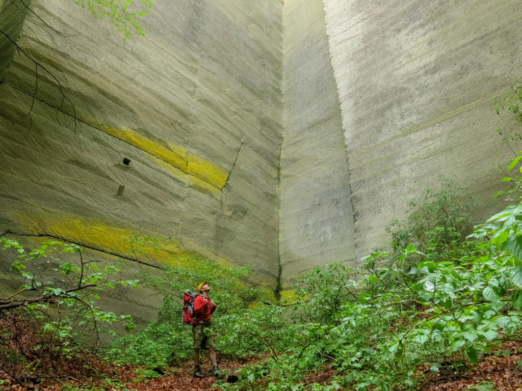 Im Steinbruch oberhalb von Krauchthal. Bilder: Marina Bolzli