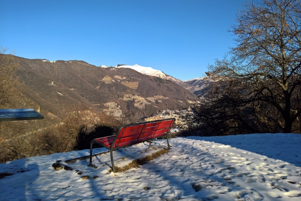 A travers les gorges «della Breggia»