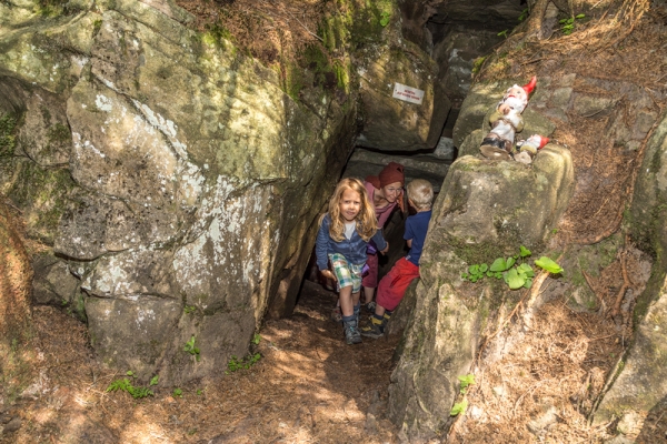 La grotte enchantée du Parc du Gantrisch BE