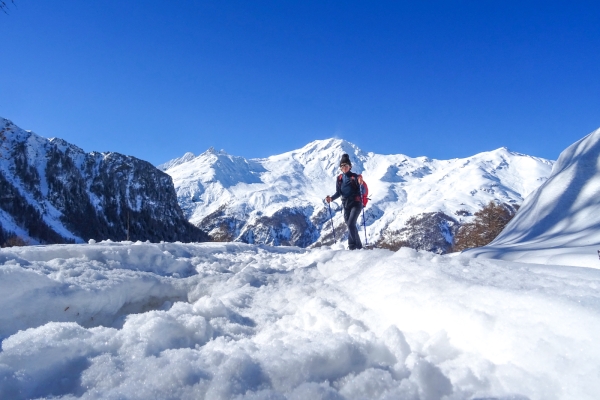 Auf dem Sonnenbalkon im Val d’Hérens