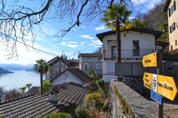 Sonne tanken am Lago Maggiore