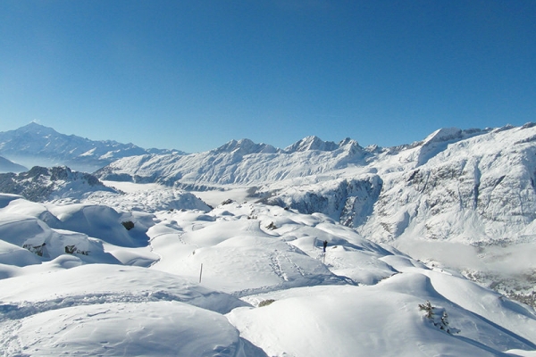 Frisch verschneite Riederalp