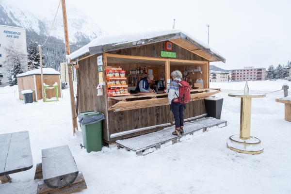 Winterseenwanderung bei St. Moritz