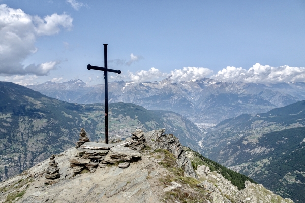 Randonnée panoramique au-dessus de Grächen