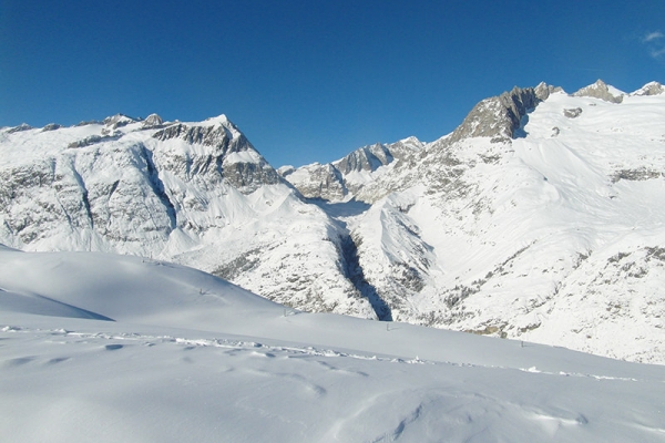 Frisch verschneite Riederalp