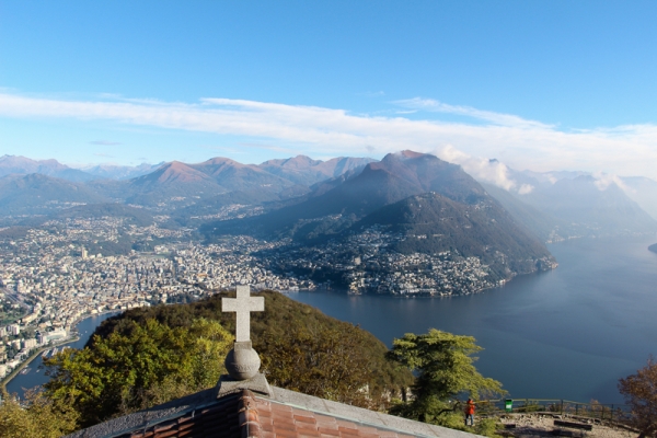 Dal monte panoramico di Lugano a Morcote