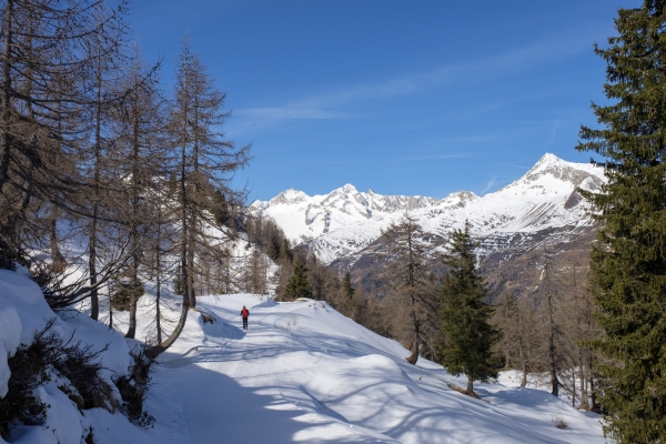 L’isola innevata sopra Airolo