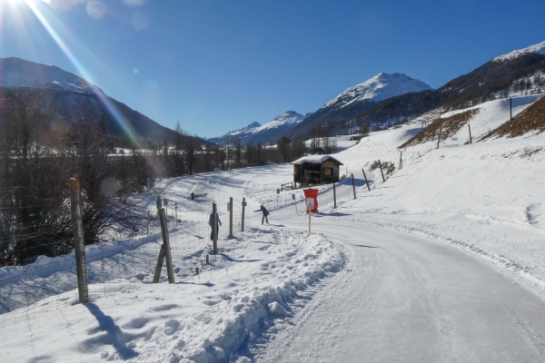 Eiswanderweg im Engadin