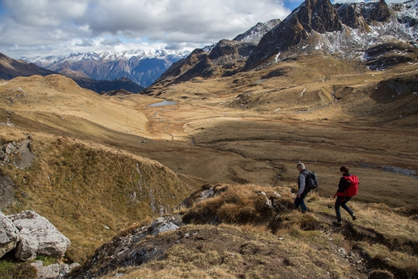 Hochalpine Passlandschaft am Lukmanier