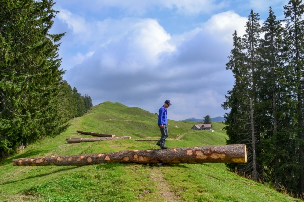 Vue sur les Mythen dans le canton de Schwyz