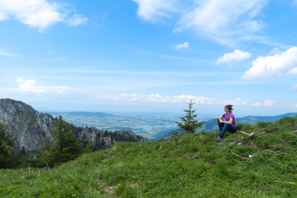 Hinauf zum Dent du Chamois