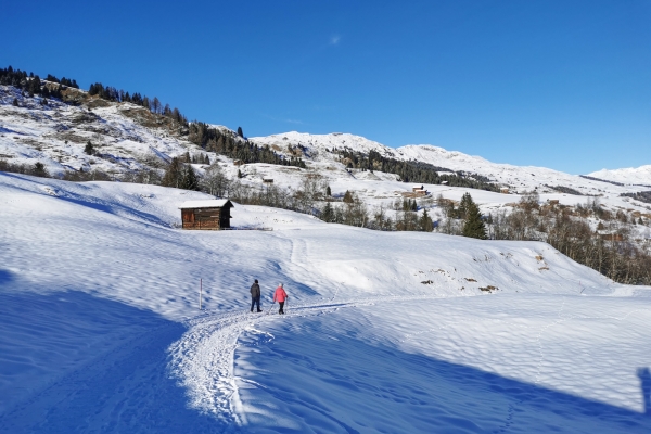 Winterwanderperle in der Surselva