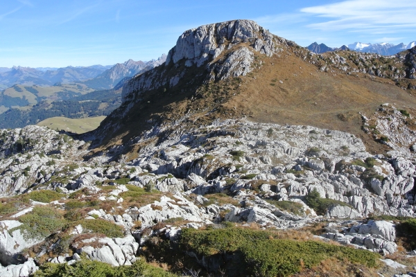 Zwei Gipfel oberhalb Leysin