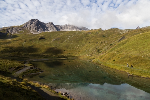 Au bord du domaine skiable d’Arosa