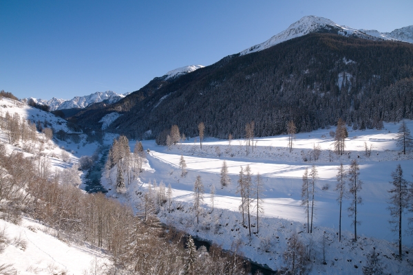 La Via Engiadina en hiver