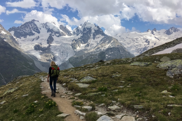 Unter Gletschern im Val Roseg