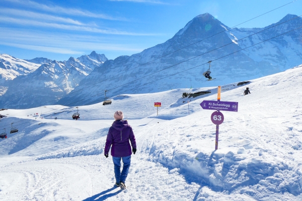 Marcher face à l’Eiger