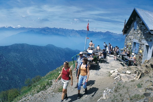 Erlebnisberg hoch über der Magadinoebene