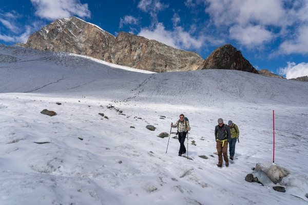 Im Gebirge hoch über Saas-Fee