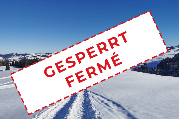 Fermé: Circuit en raquettes dans le Toggenburg