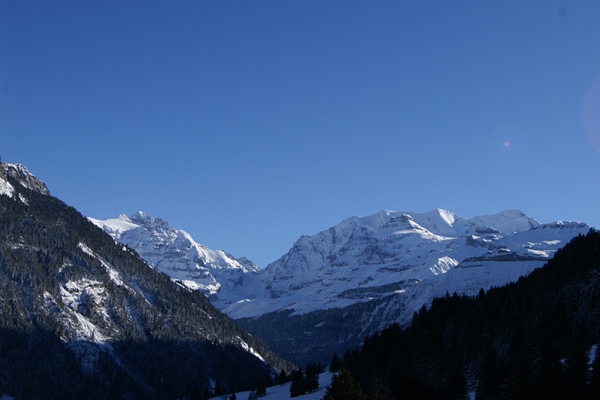 À raquettes dans la vallée du Kiental