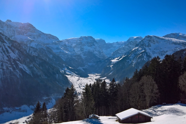 Chemin d’altitude à Braunwald