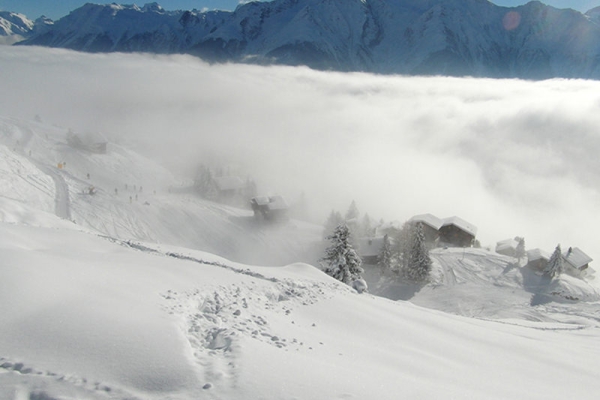 Frisch verschneite Riederalp